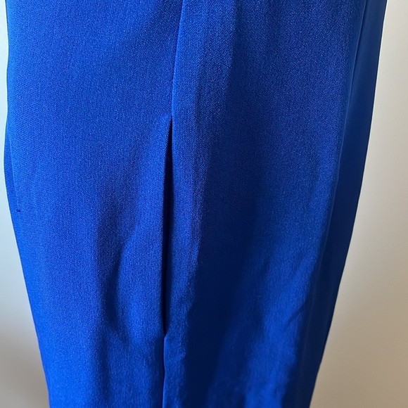 Donna Ricco New York Blue Jumpsuit wide leg  Size 6 - Picture 6 of 12